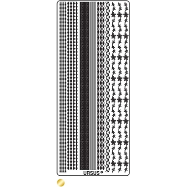 URSUS Creative Sticker 59100036 Sujet 36 or