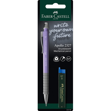 FABER-CASTELL Portemine Apollon 232799 avec mines, ass.
