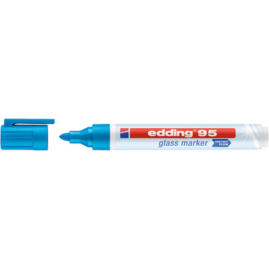 EDDING marqueur de verre 95 95-010 Bleu clair