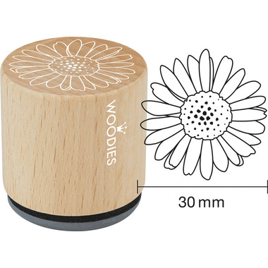 COLOP Woodies Display Floral 165670 25 Stempel, 5 Kissen
