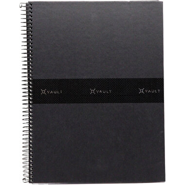 ANCOR Spiralbuch A5 VAULT 099638 schwarz, 5mm, 90g 80 Bl.