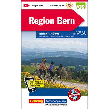 KÜMMERLY+FREY Carte vélo 3259024096 Region Bern 1:60'000