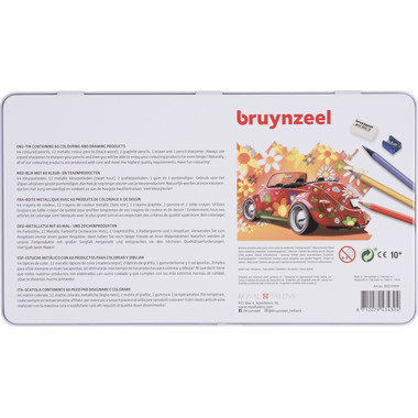 BRUYNZEEL Farbstifteset Kids 60312904 60 Farben Metalletui