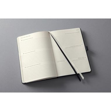 CONCEPTUM Wochenkalender 2025 C2557 1W/2S grau/w. 20.3x13.5cm