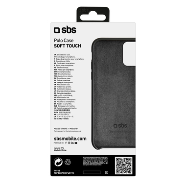 Cover effetto velvet touch per iPhone 11 Pro Max