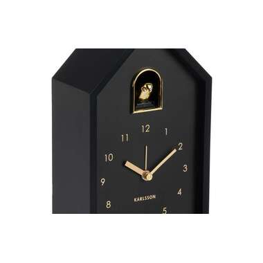 KARLSSON Modern Cuckoo Clock Gold Black