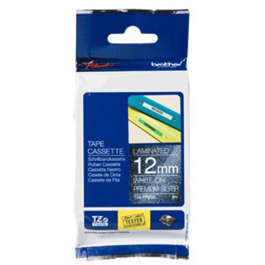 PTOUCH Ruban blanc/argent TZEPR935 PT-P710BT 12mm