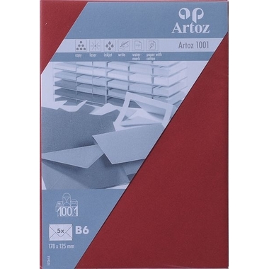 ARTOZ Buste 1001 B6 107364185 100g, rosso vino 5 pezzi