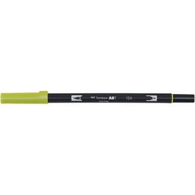 TOMBOW Dual Brush Pen ABT 126 oliva chiaro