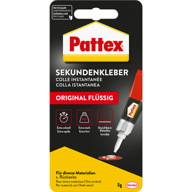 PATTEX Blitz Colles instantanées PSK1C 3g