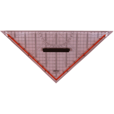 RUMOLD Zeichendreieck 30cm 1058 technisch farbig/transp.