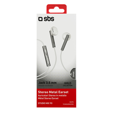 Metal earphones Gold Collection | SBS