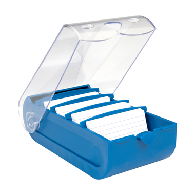 BIELLA Karteikartenbox Bunny A7 20879105U blau 13.2x8.5x25cm