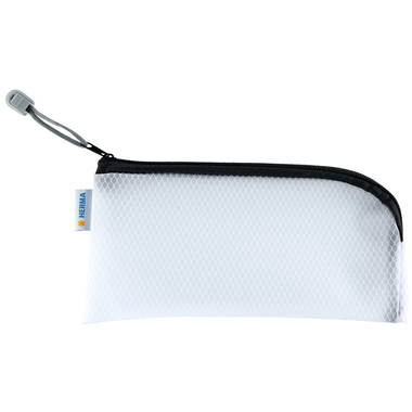 HERMA Tasca documenti con zip A6 20020 nero, 23x11cm