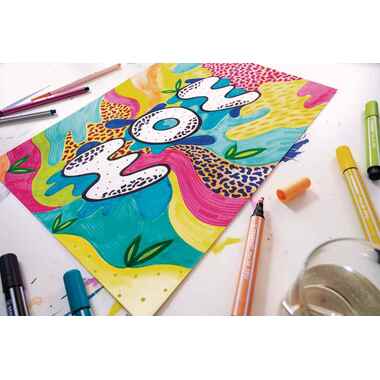 STABILO Stylo Fibre 68 MAX Arty 768/06-21 ass. 6 pcs.