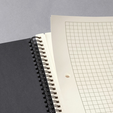CONCEPTUM Taccuiono spirale A5 CO822 Softwave black,quadr.