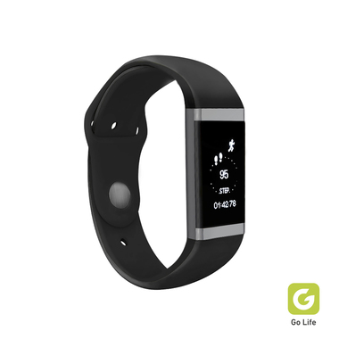 Fitness tracker con display touch, pedometro, conta calorie, monitoraggio sonno, controllo della musica, notifiche, orologio e sveglia