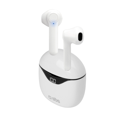 TWS Headset und Ladebasis mit LCD-Display für 500 mAh, Double Leader Technologie für Mononutzung