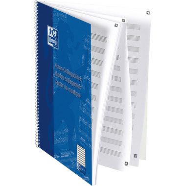 OXFORD Collegeblock 220x295mm 100050345 ligné, 90g 50 flls.