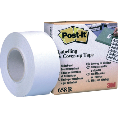 POST-IT Beschriftungsband 658R 6x25,4mmx17,7m