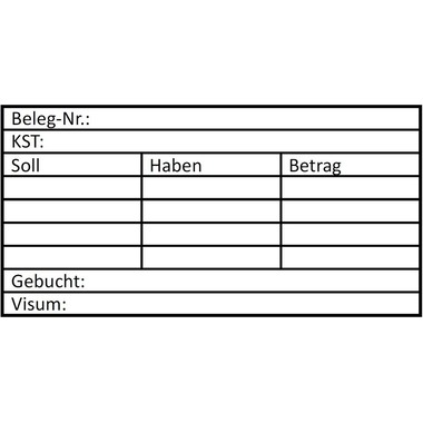 TRODAT Buchungsstempel Printy 4926 4926OFFICED deutsch