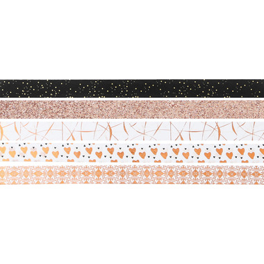 I AM CREATIVE Jeu de rubans Washi 4085.106 briller, 5 pcs.