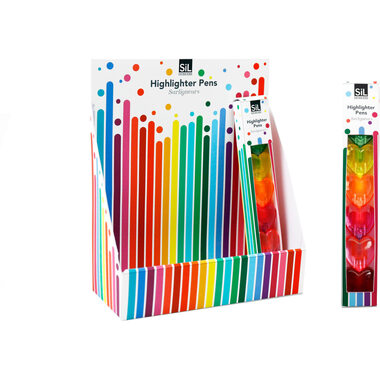 ROOST Leuchtmarker Heart ST7259 6 Stück, assortiert