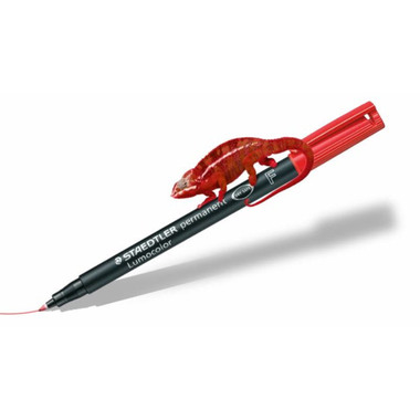 STAEDTLER Lumocolor permanent F 318-2 rouge