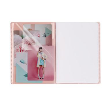 CLAIREFONTAINE Koverbook cahier sc. Blush A5 961775C 90g, ligné lila / vert claire