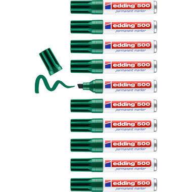 EDDING Permanent Marker 500 2-7mm 500-4 grün