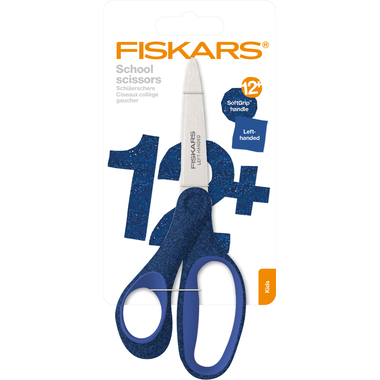 FISKARS Schulschere 18cm 1067862 blau, Linkshänder