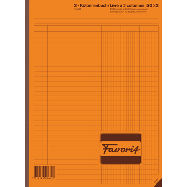 FAVORIT Libro colonna A4 356 bianco/bianco