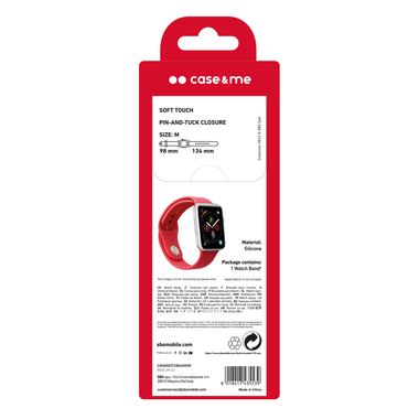 Band with automatic attachment to the body, pin-and-tuck closure, 98mm and 134mm straps