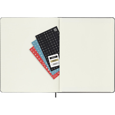 MOLESKINE Agenda Classic X-Large 2027 DHB12WN4Y27 1W/1S schwarz HC 19x25cm