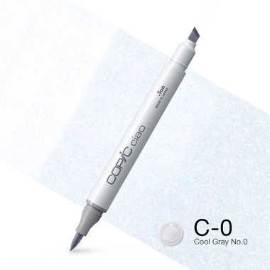 COPIC Marker Ciao 2207580 C-0 - Cool Grey No.0