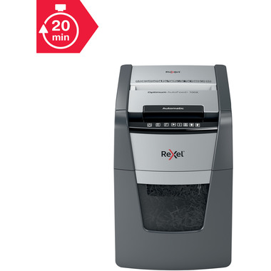 REXEL Destructeur docu. Optimum AF+ 2020100XCH 100X, P-4, 34lt