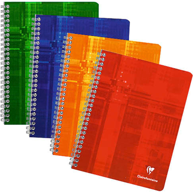 CLAIREFONTAINE Taccuino spirale ass. 17x22cm 87244 4mm 50 fogli
