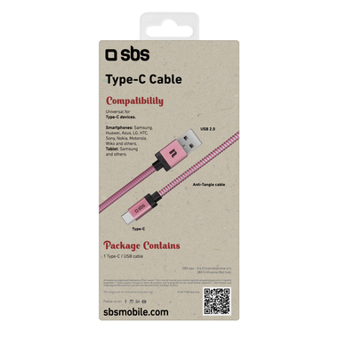 Câble de charge et de données Type-C-USB 2.0