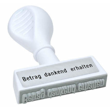 WEDO Textstempel 193 7 Betrag dankend erhalten
