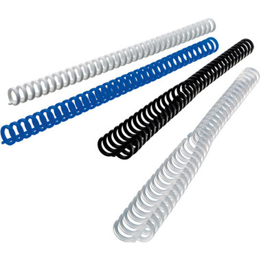 GBC Dorsini rilegafogli 12mm A4 388064E nero, 34 anelli 50 pezzi