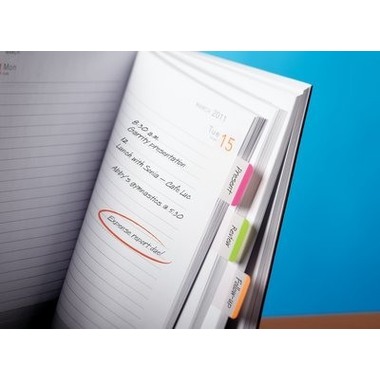 POST-IT Index STRONG Disp. 25,4x38mm 686L-PGO viola,arancio,verde 3 pezzi