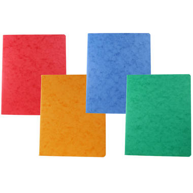 BÜROLINE Pressspanheft ass. A4 610050 liniert,9mm, 80g 48 Blatt