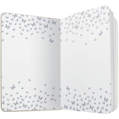 JOLIE Notizbuch Butterfly Confetti JN347 liniert, 174 S., bunt, A5