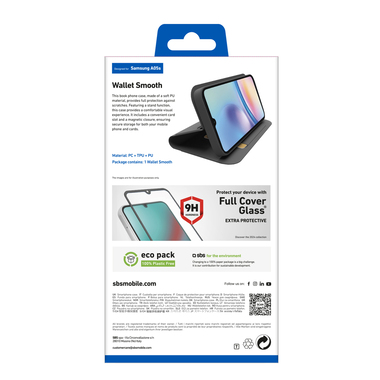 Book-style case with card holder pockets for Samsung Galaxy A05s