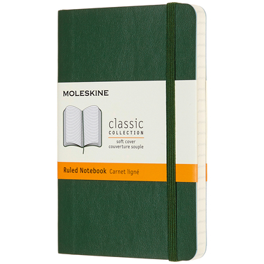 MOLESKINE Taccuino SC P/A6 629148 rigato, verde, 192 pagine