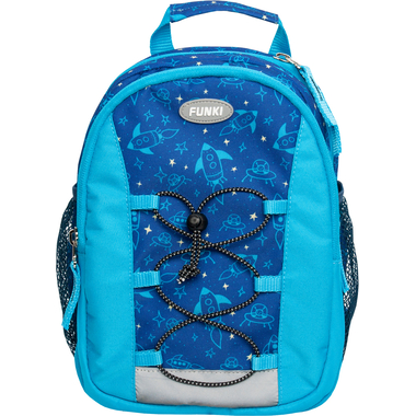 FUNKI Sac d'école maternelle 6022.011 Blue Rocket 280x250x110mm