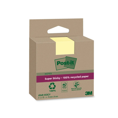 POST-IT SuperSticky 76x76 mm giallo