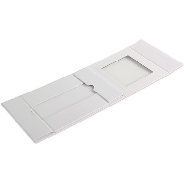 ELCO Box cadeau avec grande fenêtre 82111.10 blanc, 15x15x5cm 5 pcs.