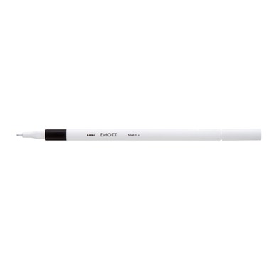 UNI-BALL Fineliner Emott 0.4mm PEM-SY_21_BLACK nero