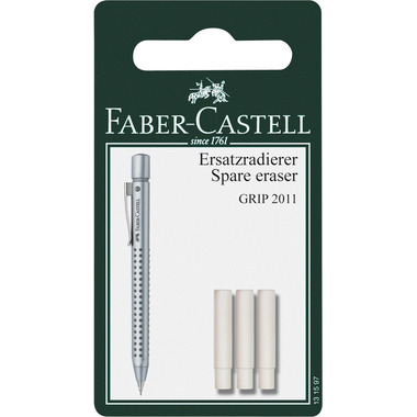 FABER-CASTELL Radierer 131597 Grip 2011 3 Stück
